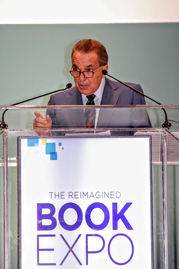 Len Riggio speaking at BookExpo 2018