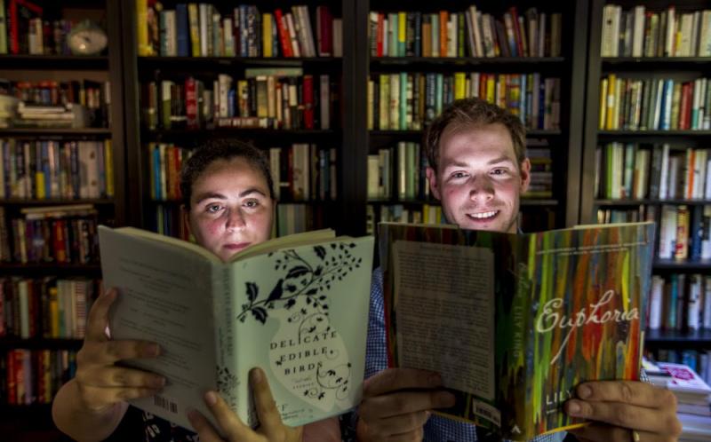 Emily Russo and Josh Christie, founders of Print: A Bookstore