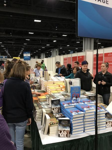 National Book Festival book sales area