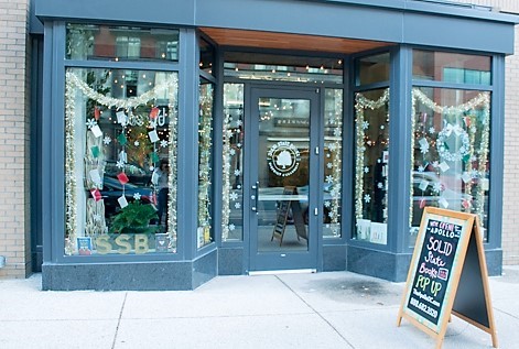 Solid State Books' holiday pop-up shop is nearby its permanent space. 