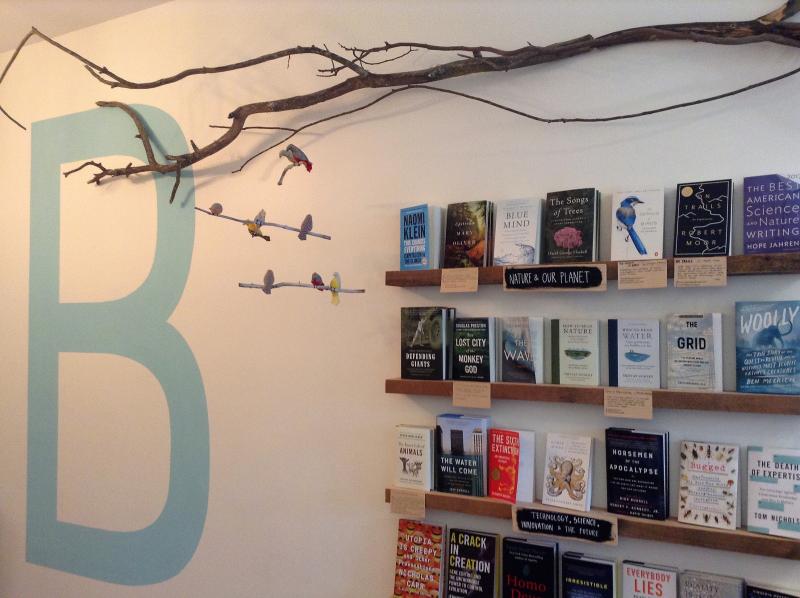 All the titles at Black Bird are displayed facing out.