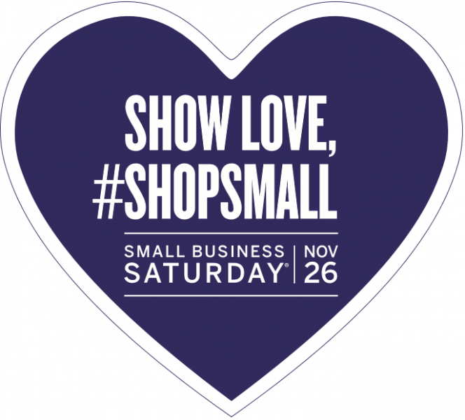 Small Business Saturday #shopsmall heart