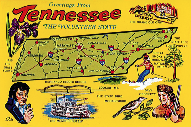 Tennessee postcard