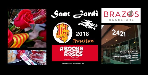 Saint Jordi's event at Brazos