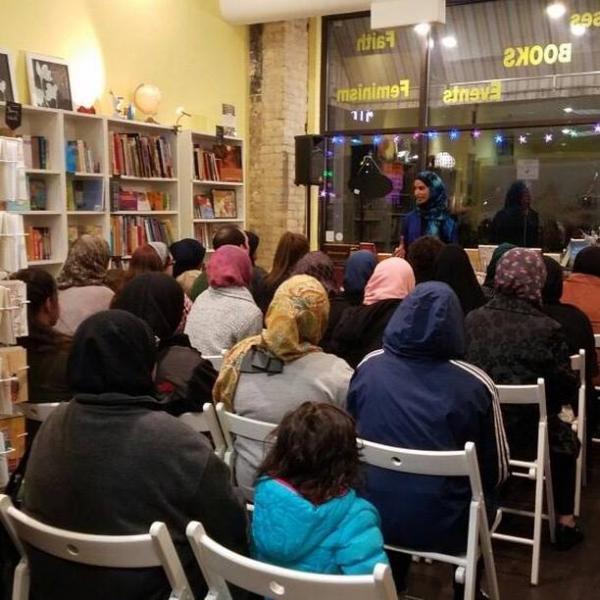 A post-election discussion at Daybreak Press Global Bookshop and Gathering Place.