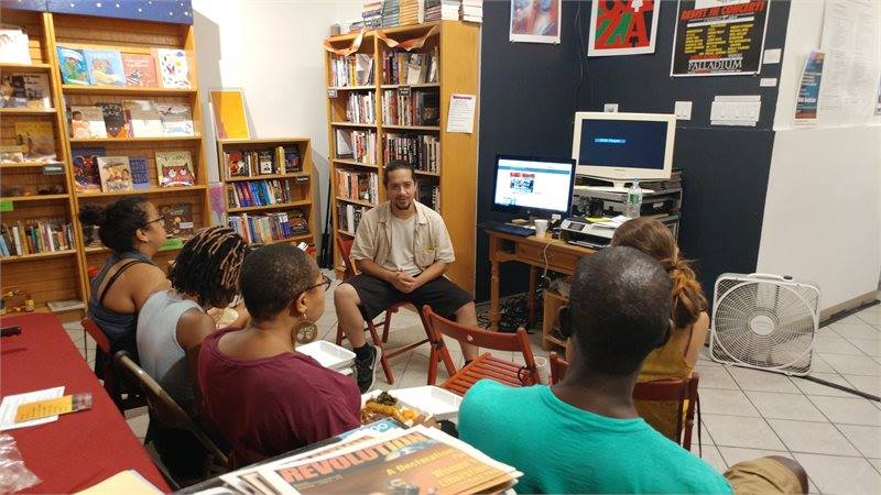 discussion group at Revolution Books