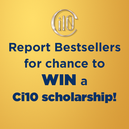 Win a scholarship to Ci10 by Reporting Bestsellers