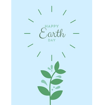 Happy Earth Day graphic