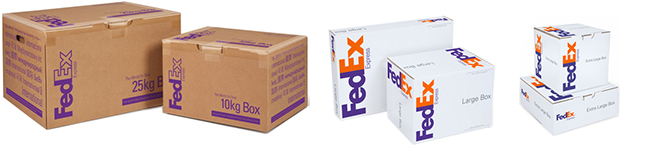 Fedex boxes