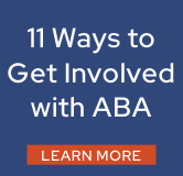 11 Ways to get involved with ABA