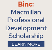 Binc: Macmillan Professional Development Scholarship