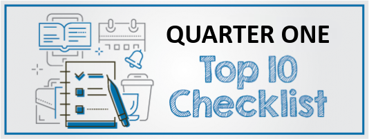 Top 10 1st Quarter (Q1) Checklist