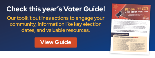 Check out this year's Voter Guide! Our toolkit outlines actions to engage your community, key election dates, and other valuable resources.