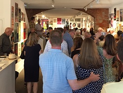 The "40 Years of Book Posters from Square Books" opening at Southside Gallery.