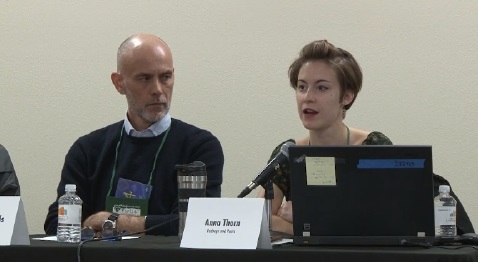 Bookselling Without Borders co-founder Michael Reynolds and new BWB coordinator Anna Thorn describe the impact of the program at the "Selling Diverse and International Books" session at Winter Institute 14.