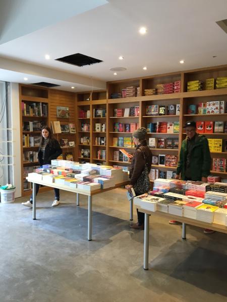 Interior of Greenlight Bookstore's second location