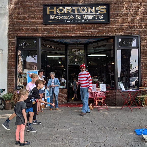 The finale party at Horton’s Books in Carrollton, Georgia. 
