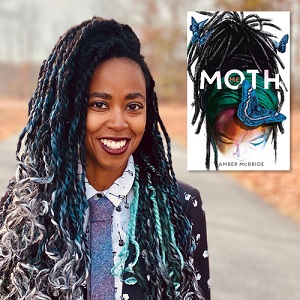 Amber McBride, author of Me (Moth)