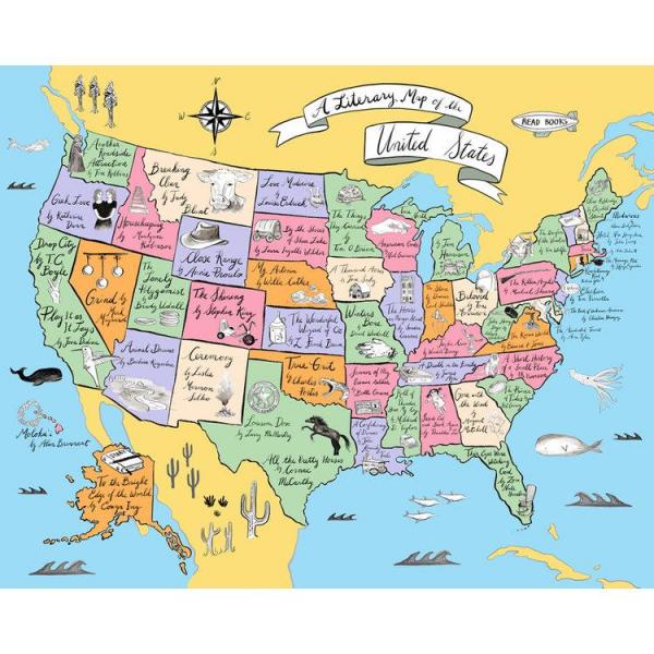 Literary Map of the United States