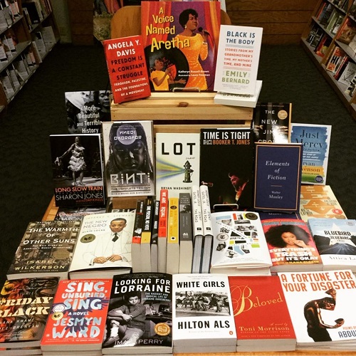 An array of titles in celebration of Black History Month