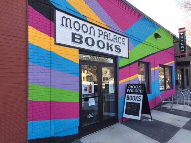 A colorful Moon Palace Books in St. Paul was a stop on two of Friday's tours.