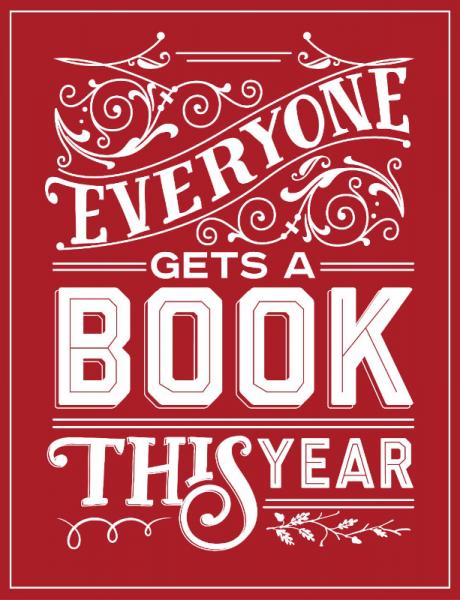Everyone gets a book this year 