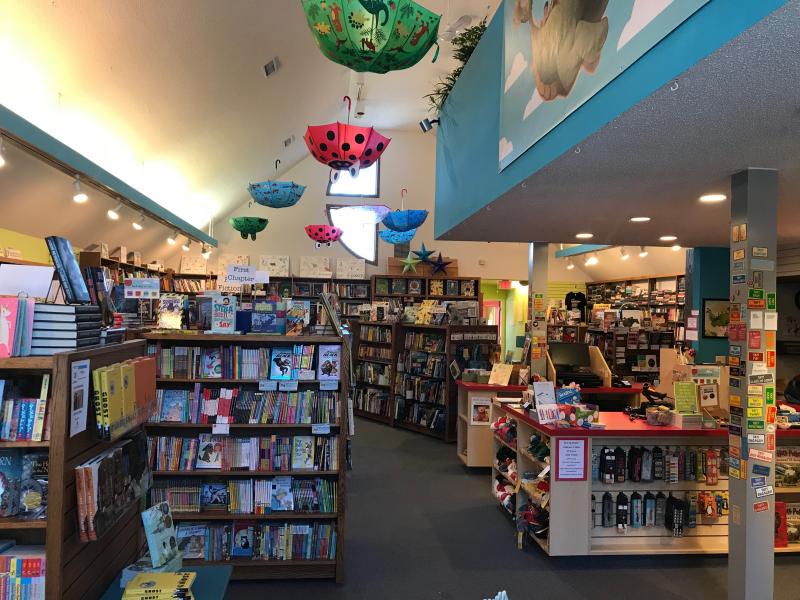 Red Balloon Bookshop interior