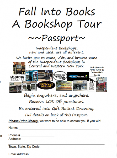 Upstate New York bookstores are holding a tour to spark interest.