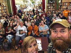 A full house at Scuppernong Books for an event.
