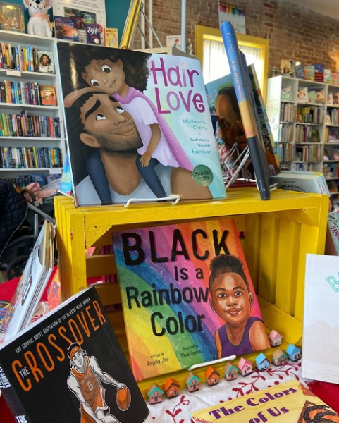 An array of titles in celebration of Black History Month