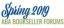 Spring 2019 ABA Bookseller Forums logo