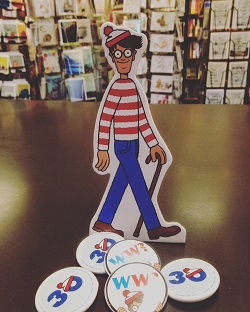 Waldo at Carmichael's Books