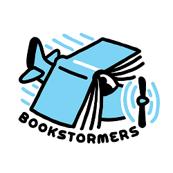 Bookstormer Foundation logo, credit Shawn Harris