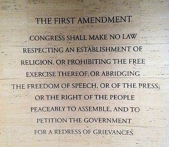 First Amendment text