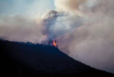 Wildfire in Colorado