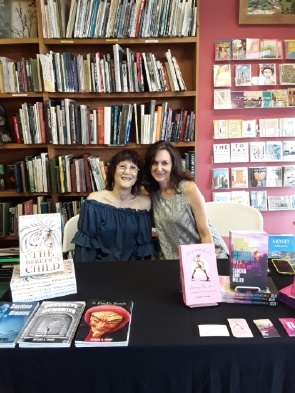  Local authors Nyasia A. Marie and Sandra Ann Miller meet and greet readers at Sandpiper Books in Torrance, California.