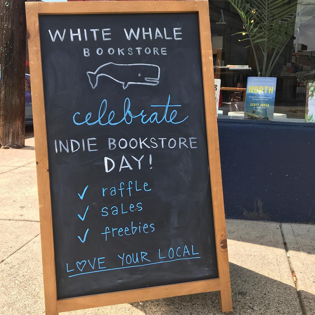 White Whale Bookstore welcomes customers for Independent Bookstore Day.