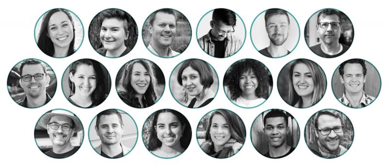 Photos of employees of Libro.fm