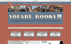 Home page of Square Books web site